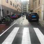 Sassari, LA FOTONOTIZIA: in Via Olbia una pericolosa strettoia