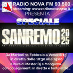 Radio Nova Sorso: lo “Speciale Sanremo” 2025 tra musica, interviste e backstage